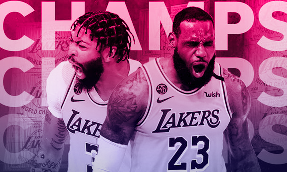 Lebron lakers best sale jersey champs